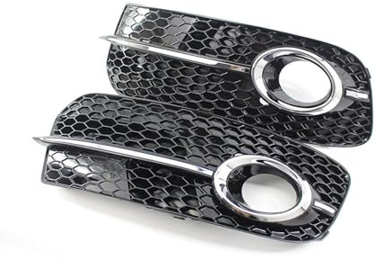 Griglia Radiatore Per Q5 Standard 2013-2016 Accessori Paraurti Anteriore Automatico Fendinebbia Griglia Esagonale A Nido D'ape Copertura Nera Griglia Fendinebbia