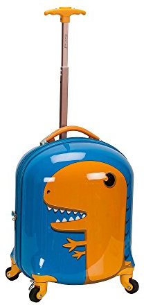 Rockland Jr. My First Luggage Polycarbonat-Hartschalen-Spinner, Dinosaurier, Carry-On 19-Inch, Jr. Kids' My First Hardside Spinner Gepäck