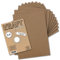 150 Blatt Vintage Kraftpapier DIN A4 120g braunes Recycling-Papier, komplett ökologischer Brief-Bogen - Briefpapier UmWelt by GUSTAV NEUSER