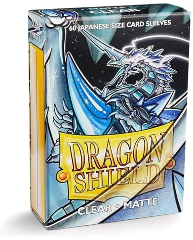 Dragon Shield Small Sleeves - Japanese Matte Clear (60 Sleeves)