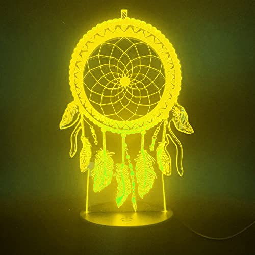 Jinson well 3D drachen form led Lampe optische Illusion Nachtlicht 7 Farbwechsel Touch Switch Tisch Schreibtisch Dekoration Lampen mit Acryl ABS Base USB Kabel Spielzeug