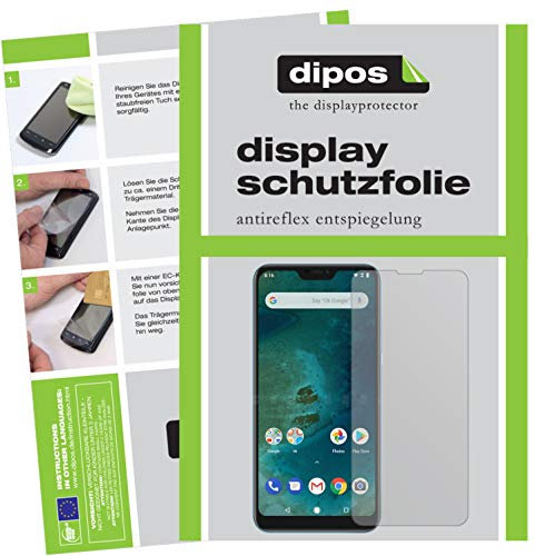 dipos I 6X Protector de Pantalla Mate Compatible con Xiaomi Mi A2 Lite pelicula Protectora