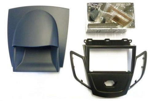 Dietz Façade d'autoradio Double DIN pour Ford Fiesta à partir de 2008 Gris