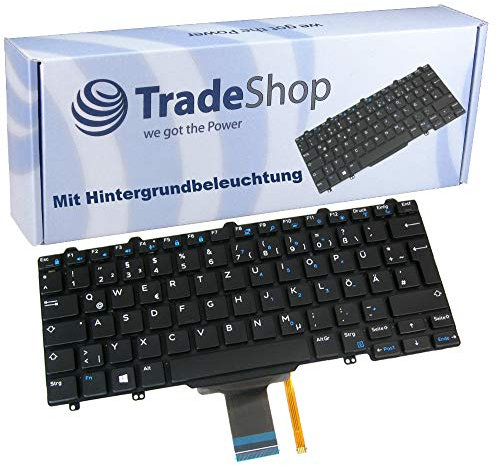 Original Laptop Tastatur mit Hintergrundbeleuchtung QWERTZ Deutsch für Dell Latitude 3150 3160 3340 3350 E3150 E3160 E5250 E5270 E7250 E7270 ersetzt 0N5C9F 0P0T93 0P9J66 (Deutsches Tastaturlayout)