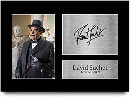 HWC Trading David Suchet A4 Ungerahmt Signiert Gedruckt Autogramme Bild Druck-Fotoanzeige Geschenk Für Poirot Tv-Show-Fans