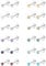 Adramata 12 Pairs CZ Stud Earrings for Girls Women Stainless Steel Cubic Zirconia Screw Flat Back Earrings Set