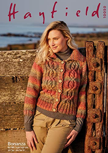 Hayfield Bonanza Chunky Knitting Pattern - 10050 Jacket