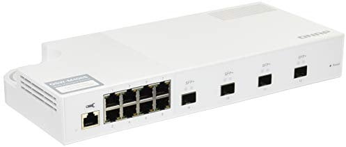 QNAP Switch gestito QSW-M408S 10GbE, con SFP+ 10G a 4 porte e Gigabit a 8 porte