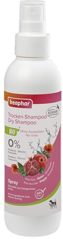 beaphar 17750 Bio Trocken-Shampoo für Hunde und Katzen, sanfte Pflege und Reinigung des Fells ohne Wassser, 200 ml