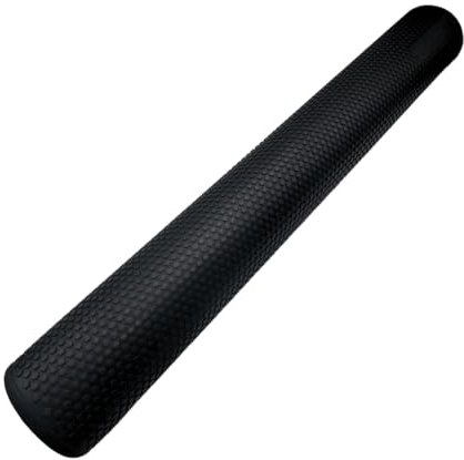 RUSTER Rodillo de Masaje Muscular Foam Roller - Cilindro EVA con Superficie Granulada para Liberación Miofascial, Recuperación y Fisioterapia - 98cm x 15cm - Roller Foam Deportivo