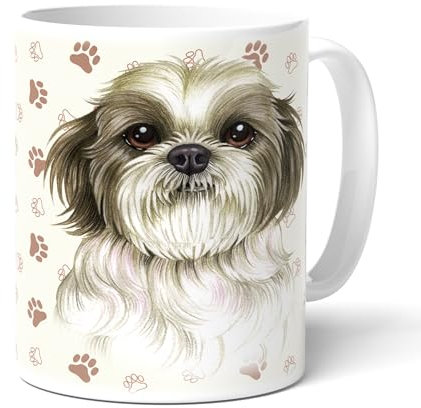 SHIH TZU B - Tasse mit Spruch, Tasse Hund und Frauchen, Animal Crossing-Becher – Für Dich/Lustige Texte/Tasse Weihnachten
