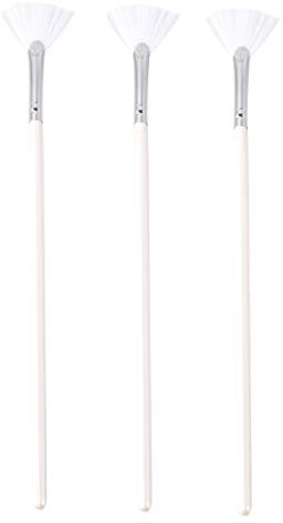 FOMIYES Pinceles Faciales Brocha Piezas de Ventilador Facial Aplicador de Brochas Aplicador Cosmético para La Del Maquillaje de La de (Brocha Para Peeling Cepillo Limpieza Facial