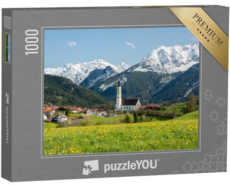 puzzleYOU: Puzzle 1000 Teile „Malerisches Pfronten im Allgäu“ – aus der Puzzle-Kollektion Deutschland
