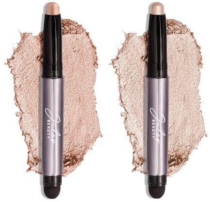 Julep Eyeshadow 101 Crème-to-Powder Eyeshadow Stick (Champagne & Pearl Shimmer) Long-Lasting, Waterproof Eye Shadow - Blendable, Crease-Proof with Built-In Smudger