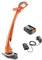 Flymo EasiTrim 250 2-in-1 Cordless Grass Trimmer KIT - 18V 2.0 POWER FOR ALL Battery and Charger included, 25cm Cutting Width, Edging mode, Automatic line feed, Lightweight for easy trimming