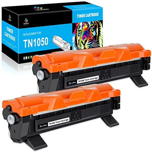 LeciRoba TN1050 TN-1050 for Brother TN1050 Toner Cartridge for Brother DCP-1510 DCP-1610W DCP-1612W DCP-1512 HL-1210W HL-1212W HL-1110 HL-1112 MFC-1810 MFC-1910W Printers (2-Black)