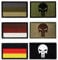 Lucktao 6 Stücke Deutschland Flaggen Patch Airsoft Patch Klett für Rucksäcke Militär Patches Aufkleber Abzeichen Klettbänder