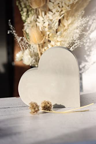 Betonherz Deko aus massivem Beton