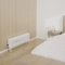 Warmehaus Traditional Cast Iron Style White 4 Column Horizontal Radiator 300x1190mm Central Heating Space Saving Radiators