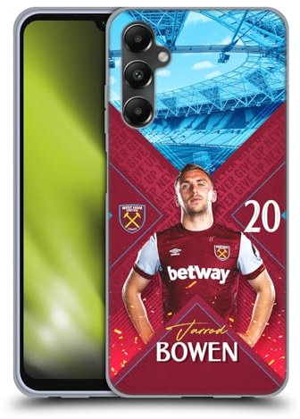 Head Case Designs Officially Licensed West Ham United FC Jarrod Bowen 2023/24 First Team Gel Case [Military Grade Protection] Compatible With Samsung Galaxy A05s
