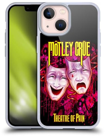 Head Case Designs Offizielle Motley Crue Theater of Pain Schluessel Kunst Softgelhülle Kompatibel Mit Apple iPhone 13 Mini Und Kompatibel Mit Magsafe Zubehör
