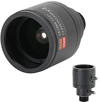 ANGGREK 1080P Security Camera Lens Zoom Lens for Removable Hood CCTV DSLR Fixed-Non-Zoom Lens