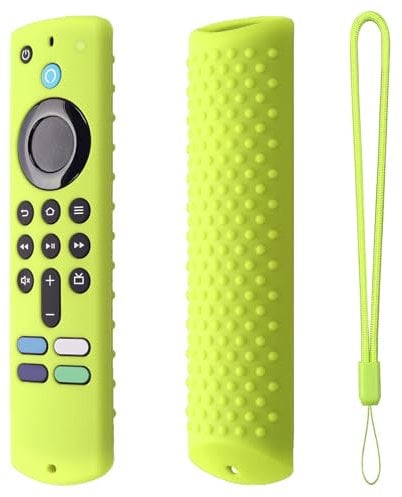 Silikon Hülle Für Fir-e TV Stick 4k, Silikon Fernbedienungs Abdeckung, TV Fernbedienungs Schutz, Mit Fernseher Kompatible Hülle, Stoßfeste 4K Anti Fall RC Silikon Abdeckung In Einfarbiger Farbe
