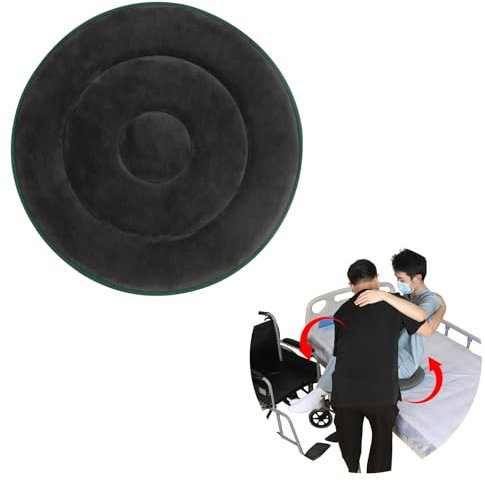 Ehucon Swivel Seat Cushion 360 Degree Rotating Seat Cushion Lightweight Portable Pivot Disc Pad for Elderly, Easy Turning Swivel Car Seat