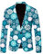 Generisch Herren Blazer Slim Fit Jacket Jackett Herren Jackett Herren 4XL Suits Blu Ray S/M/L/Xl/Xxl/3Xl/4Xl