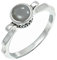 Grauer Mondstein Edelstein Bandring 925 Sterling Silber Ring Herren & Damen Bandring Geschenkartikel Handgefertigter Schmuck TSR1232BQ_14 (60 (19.1))