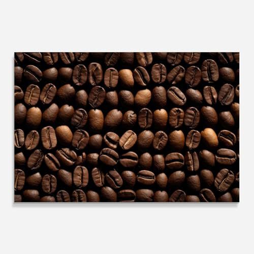 ARTHUB® Küchenrückwand aus Glas 60x80 cm, 5mm ESG | Spritzschutz, Glasplatte, Herdspritzschutz, Wandschutz für Herd, Hartglas, Lebensmittel, Kaffee, Coffee Beans Wall