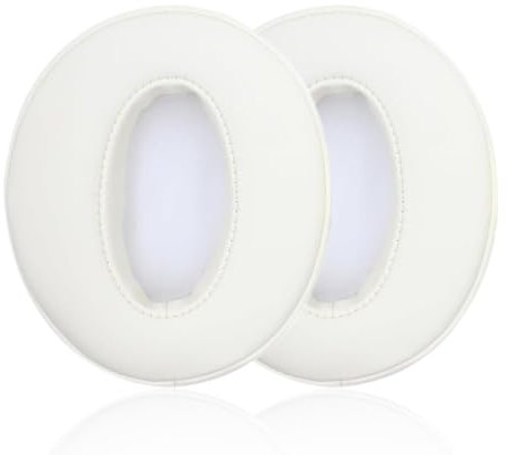 Akkiv HD4.50 replacement ear pads compatible with Sennheiser HD4.50BT HD4.50 HD4.50BTNC HD4.50SE HD4.40BT HD4.30G HD4.20S HD458BT HD450 HD450BT HD400S HD350BT headphones (white)