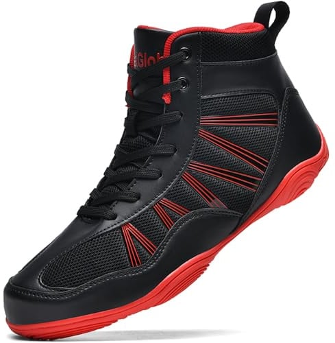 situkeke Chaussures de Boxe pour Hommes Respirantes Wrestling Shoes Chaussures de Boxe Professionnelle Professionnel Résistant À l'usure Unisex