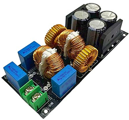 Reinscer 4A AC-Netzfilter -Elektromagnetischer Interferenzfilter EMV-Hochfrequenz-Leistungsfilterung für Audio-LeistungsverstäRker