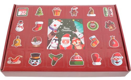 Vaguelly Box Weihnachten Adventskalender Tüten DIY Countdown Adventskalender Tombola &Amp; Geschenktüte Karton Adventskalender Weihnachtsdeko Gadget Hülle Xmas Party Bonbongläser