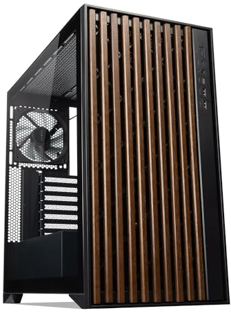 Tecware Timber TG ATX Case w/ 4 x 120mm Black Fans (PWM) (Black)