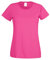 Settantallora T-Shirt Donna Cotone 100%, Maglietta Basic a Tinta Unita Slim Fit, Maglia a Maniche Corte Morbida, Traspirante, Ideale per Sport, Lavoro e Tempo Libero (L, Fucsia)