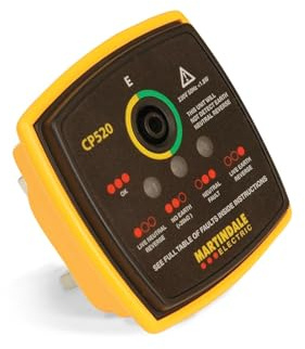 Martindale CP520 Socket Tester with Earth Test Point