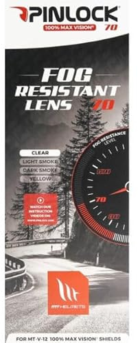 Lamina Pinlock para Pantalla MT-V-28B DKS 435 Transparente para Casco Moto Antivaho