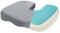 Dr. Flink SteißbeinSitzkissen – Schmerzlinderung Stuhlkissen, Cool Gel Enhanced 100% Memory Foam, Orthopädisch & Qualität Komfort | Unterstützung & Entlastung Rücken & Ischias, für Auto, LKW,