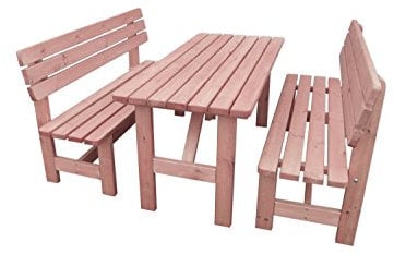 Promadino Holz-Garnitur Summer honigbraun