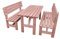 Promadino Holz-Garnitur Summer honigbraun