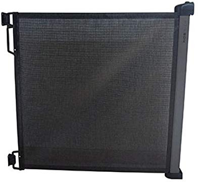 Olmitos 7815 Flexy Puerta de Seguridad Retráctil para Bebés +6 Meses, 13 x 9 x 91 cm, Gris (Black / Anthracite)