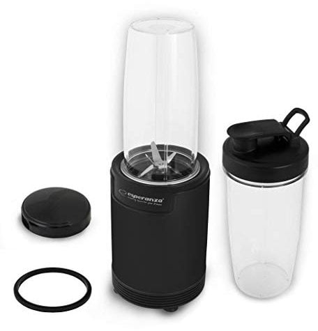 Esperanza IN-ACT-AGDESPMIB0035 EKM029 NUTRI Shot 6 = 1 divisor de 700 W, acero inoxidable, 1 litro, color rosa