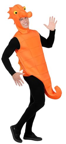 W WIDMANN MILANO Party Fashion - Kostüm Seepferdchen, Fasching Kostüm für Damen, Einheitsgröße, Polyester-Mischung