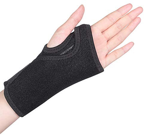 Handgelenkbandage Sehnenscheidenentzündung Handgelenkschiene Karpaltunnelsyndrom Schiene Handgelenkstütze leder Handgelenkschoner mit abnehmbarer Schiene Stabilisator (linke Hand)
