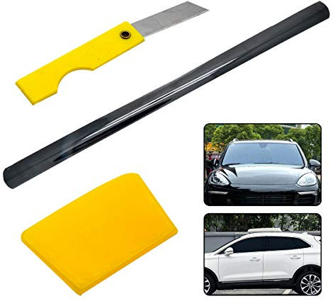 Pellicola per vetri auto Riloer, rotolo oscurato per vetri auto per camper, furgoni, barche, balconi, isolamento termico, riflettente anti-UV, 300 x 50 cm, trasmissione della luce al 25%