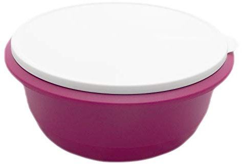 Tupperware Peng Schüssel 9,5 Liter Rührschüssel Servierschüssel Lila Brombeere Weiß