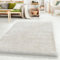 HomebyHome Shaggy Teppich Wohnzimmer 240x340 cm - 50 mm Florhöhe Hochflor Wohnzimmerteppich Natur Extra Weich und Flauschig - Langflor Teppiche für Schlafzimmer, Küche, Flur - Carpet, Halı, Kilim