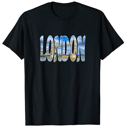 London England Souvenir Bridge Thames River United Kingdom T-Shirt